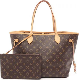 Louis Vuitton Brown Coated Canvas Pvc Monogram Leather Handbag Tote Bag (Pre-Owned)