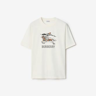 Burberry EKD Sketch Cotton T-shirt, Size: XXXL