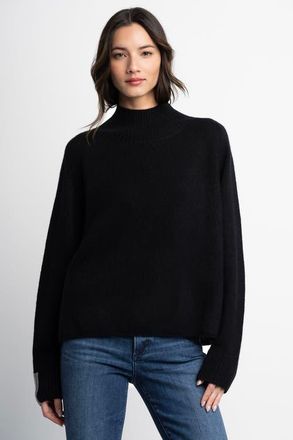 Lisa Todd The Speakeasy Cashmere Sweater in Onyx at Nordstrom, Size X-Small