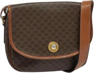 Celine Pre-owned Plastic celine-bags - unisex - Vintage Schoudertas - Bruin - ONE Size - Vintage