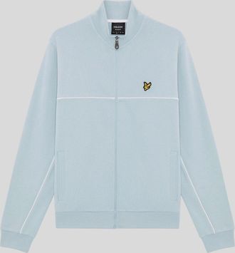 Lyle & Scott Lyle And Scott Mens Piped Full Zip Track Top - Blue - Size: 44/Regular