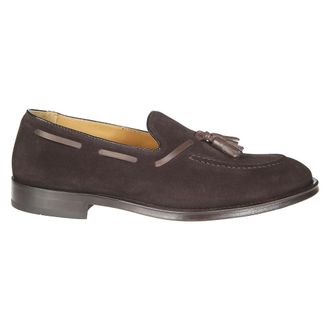 Doucal's Loafers, male, Brown, Size: 10 US Mocassino Scamosciato Nappe