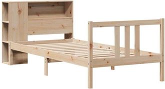 vidaXL Bookcase Bed without Mattress 90x190cm Solid Wood Pine Vidaxl