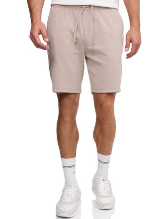 Indicode Shorts INDICODE INCowell Shorts Plain, Herren, Gr. XXL, N-Gr, simply taupe, Web, Obermaterial: 62% Polyester, 33% Viskose, 5% Elasthan, unifarben, reg