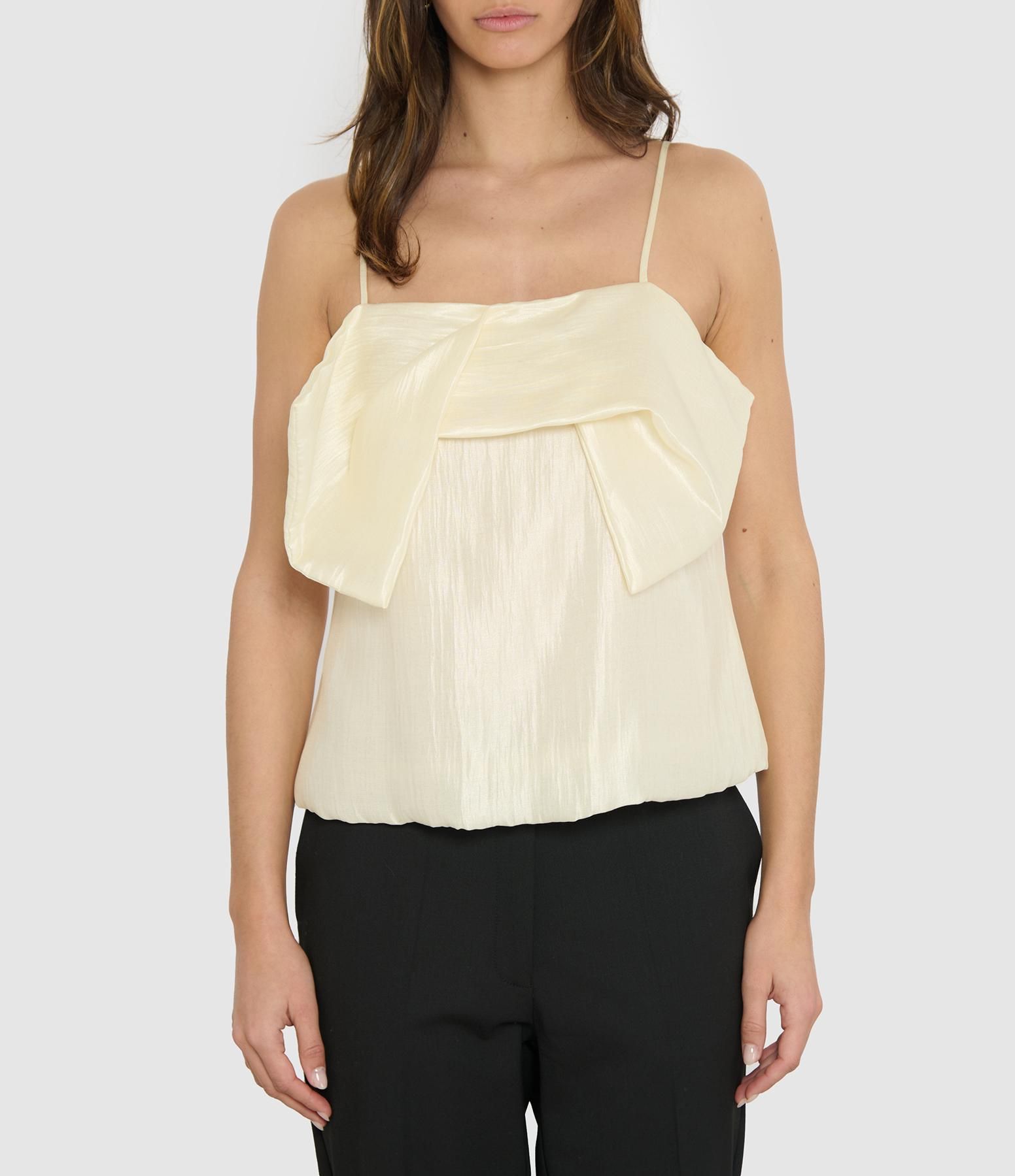 Débardeur Corset En Soie Commense, Bretelles Réglables – Femme Taille S (Neuf Sans étiquette)