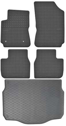 OEM Juego De Alfombrillas De Goma Para Coche Y Maletero Para Citro&euml;n C4 Cactus Crossover (2014-2020)