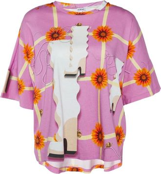 Loewe graphic-print t-shirt - Pink