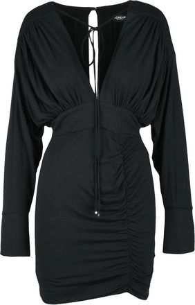 Dondup Jersey Dress Zip Raglan - Black