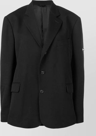 Balenciaga tailored jacket nylon silk blend