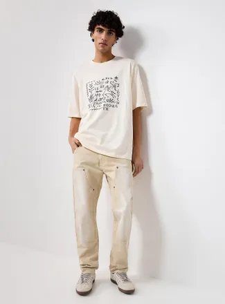 Scotch & Soda Mens The Zee worker pant Straight fit