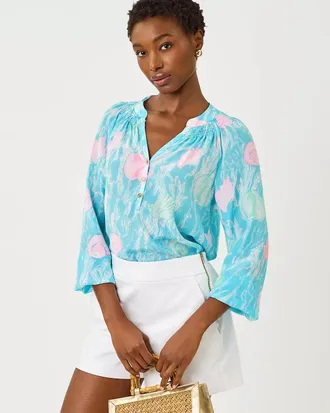 Lilly Pulitzer Elsa Silk Top