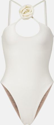 Adriana Degreas Floral-appliqu&eacute; swimsuit