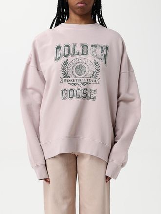 Golden Goose Felpa over Golden Goose in cotone con stampa