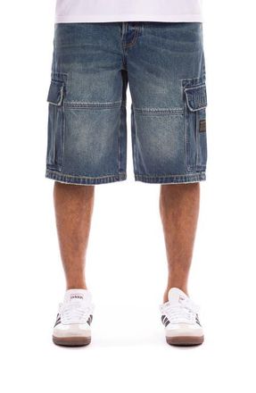 Billionaire Boys Club BB Hike Denim Cargo Shorts in Aries at Nordstrom, Size 34