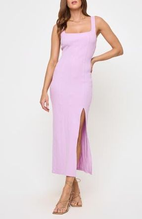 L*Space Vivienne Rib Cover-Up Dress in Light Iris at Nordstrom Rack, Size X-Large