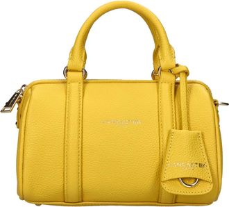 Lancaster Milano Ana Duffle Bag - Dames - Handtassen - Geel - ONE Size - Leer - Tassen