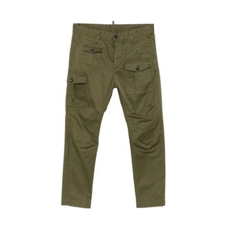 Dsquared2 Slim-fit Trousers, male, Green, Size: 4XL Dsquared2 Trousers Green