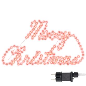 vidaXL Cartel De Navidad Con 216 Led Rojo 99 X 55 X 13 Cm Hierro Vidaxl