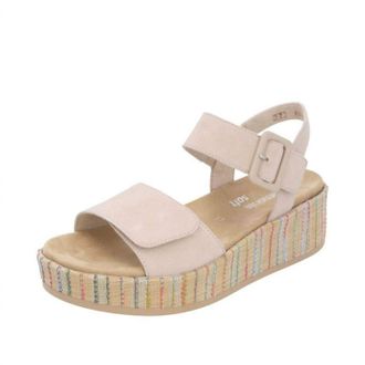 Remonte Womens Platform Sandal In Beige Multi