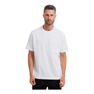 HUGO BOSS Tops, Heren, Wit, 2Xl, Katoen, Tops met lange mouwen