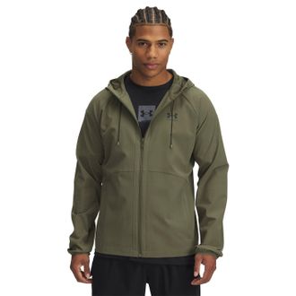 Under Armour Mens Stretch Windbreaker Green M