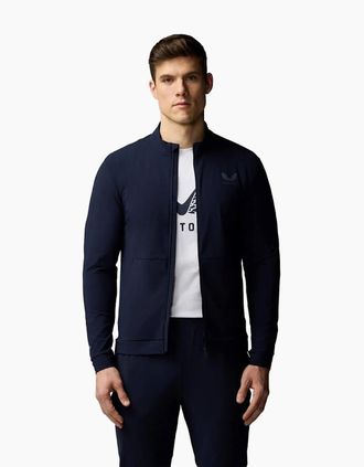 Castore Mens Castore Tech Training Mens Blue Track Jackets - Size: 38/Regular