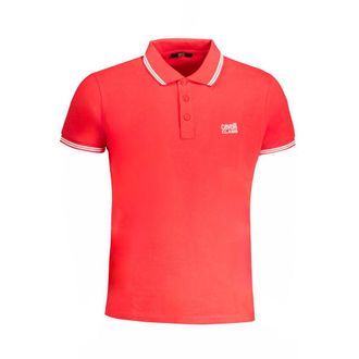 Cavalli Cotton Men Polo Mens Shirt
