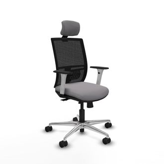 Piqueras y Crespo Silla De Oficina Piqueras Y Crespo Yunquera Blanco Respaldo Fijo