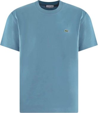 Lacoste Blauw Heren T-shirt - Heren - T-shirts - Blauw - 2XL - Tops