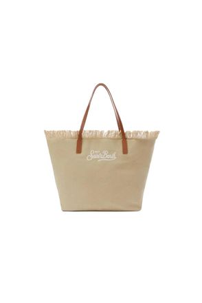 MC2 Saint Barth Trapezoidal Tote Bag with Fringed Trim