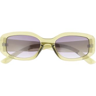 BP. Oval Sunglasses in Olive at Nordstrom