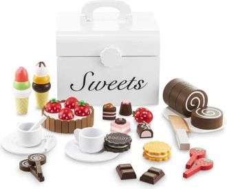 OEM Juego - Mamabrum - Caja De Madera Con Caramelos - 30 Piezas - Para Ni&ntilde;os De 3 A 10 A&ntilde;os - Interior