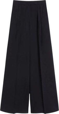 Max Mara Dames, Broeken, Blauw, Maat: XL