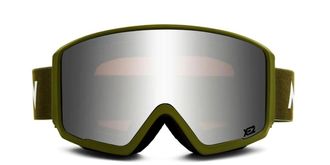 Messy Weekend FLIP XE2 Army Silver Mirrored Mens Sunglasses Green Size Standard