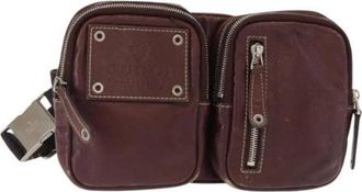 Gucci Pre-owned Vintage Belt Bag - Dames - Vintage Heuptassen - Rood - ONE Size - Leer - Vintage