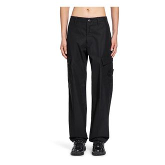 Stone Island Heren, Broeken, Zwart, Maat: W30 Nylon