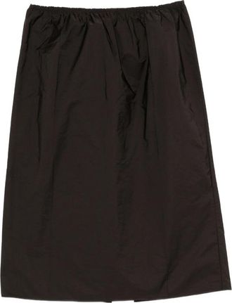 Carven Pearl-embellished Gathered Midi Skirt