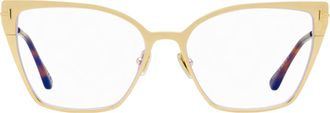 Tom Ford TF6051B Geometric Cat-Eye Eyeglasses - Gold