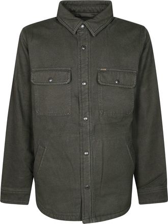 Filson Sturdy Canvas Jacket With Classic Collar And Utility Pockets