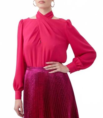 Trina Turk Womens Kanai Top In Fushia