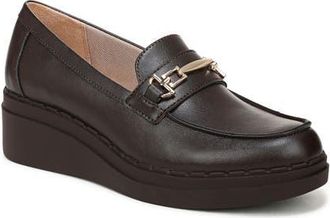 Life Stride Dolce Platform Wedge Bit Loafer in Dark Chocolate at Nordstrom, Size 8.5