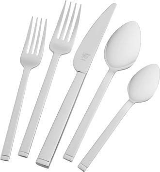 Zwilling Squared 45-pc 18/10 Stainless Steel Flatware Set