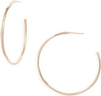 Nashelle Medium Loom Hoop Earrings in Gold Fill at Nordstrom