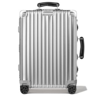 Rimowa Classic Cabin S Suitcase in Silver - Aluminium - 55x40x20 - Customisable Luggage