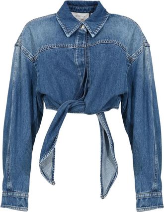 Sportmax Sportmax, Denim Shirts, female, Blue, Size: M Camicia in denim