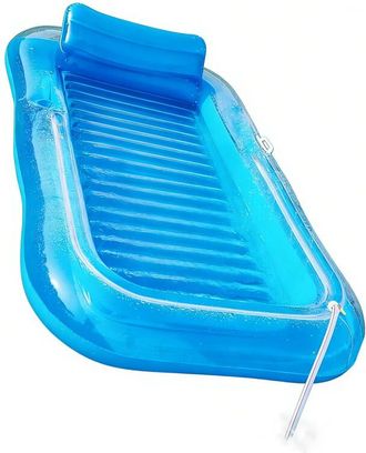 OEM Tumbona Inflable Para Piscina, Flotador, Tecnolog&iacute;a - Azul