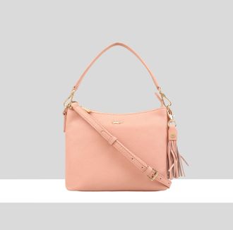 Paul Costelloe Womens Mestolo Leather Multi Way Bag - Pink - One Size