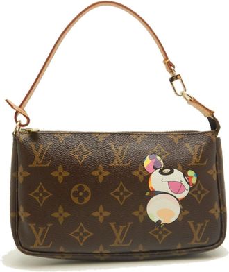 Louis Vuitton Brown Pvc Pouch (Pre-Owned)
