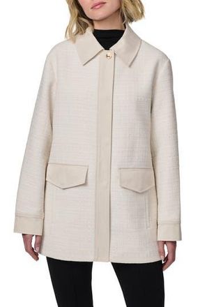Bernardo Tweed Shirt Jacket in Bone Combo at Nordstrom Rack, Size X-Small