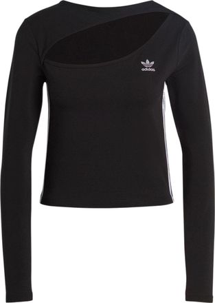 adidas (WMNS) adidas originals Centre Stage Cutout Top Asia Sizing Black II6085